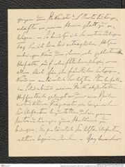 Nachlass Franz Steindachner, Brief von F. Hochstettner an Franz Steindachner (28.07.1911), Inv.Nr. 228.01, Seite 2